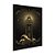 Quadro Decorativo Farol Fundo Preto Listras Douradas - Imagem 4