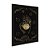 Quadro Decorativo Mãos Tarô Planetas Carta Detalhes Dourados - Imagem 4