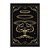 Quadro Decorativo ExplosãoTarô Fundo Preto Detalhes Dourados - Imagem 3