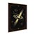 Quadro Decorativo Galáxia Planetas Detalhes Dourados - Imagem 6