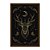 Quadro Decorativo Mistico Cervo Lua Detalhes Dourado - Imagem 5