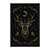 Quadro Decorativo Mistico Cervo Lua Detalhes Dourado - Imagem 3