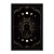 Quadro Decorativo Gato Fases Mistico Da Lua Detalhes Dourados - Imagem 3