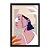 Quadro Decorativo Mulher Negra Perfil Bege Moderno - Imagem 3