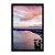 Quadro Decorativo Lago Paisagem Rosa Degradê Roxo - Imagem 3