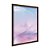 Quadro Decorativo Abstrato Nuvens Degradê Entre Rosa Branco Azul - Imagem 6