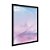 Quadro Decorativo Abstrato Nuvens Degradê Entre Rosa Branco Azul - Imagem 4