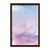 Quadro Decorativo Abstrato Nuvens Degradê Entre Rosa Branco Azul - Imagem 5