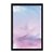 Quadro Decorativo Abstrato Nuvens Degradê Entre Rosa Branco Azul - Imagem 3