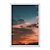 Quadro Decorativo Entardecer Céu Laranja e Azul - Imagem 1