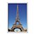 Quadro Decorativo Paris França TorreEiffel Contraste Céu Azul - Imagem 1