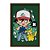 Quadro Decorativo Anime Pokemon Ash E Pikachu Fundo Verde - Imagem 5