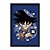 Quadro Decorativo Chibi Goku Dragon Ball Fundo Azul - Imagem 3