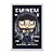 Quadro Decorativo Rapper Americano Eminem Chib Fundo Azul - Imagem 1