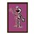 Quadro Decorativo Vila Sésamo Elmo Chibi Fundo Rosa - Imagem 5