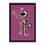 Quadro Decorativo Vila Sésamo Elmo Chibi Fundo Rosa - Imagem 3