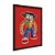 Quadro Decorativo Jogo Vintage Crash Chibi Estilizado Fundo Vermelho - Imagem 4