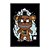Quadro Decorativo Jogo Five Nights Nights At freddy Urso Chibi - Imagem 3