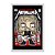 Quadro Decorativo Banda Metallica Vocalista James Rock Chibi - Imagem 1