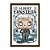 Quadro Decorativo Físico Albert Einstein Chibi - Imagem 5