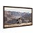 Quadro Decorativo Mulher Cachorro Observando Cânion Horizonte - Imagem 6