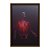 Quadro Decorativo Esqueleto Coração Preto Vermelho - Imagem 5