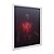 Quadro Decorativo Esqueleto Coração Preto Vermelho - Imagem 2