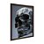 Quadro Decorativo Caveira Estampa Cinza Abstrata - Imagem 6