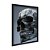 Quadro Decorativo Caveira Estampa Cinza Abstrata - Imagem 4