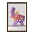 Quadro Decorativo Contemporâneo Roxo Vermelho Abstrato - Imagem 5