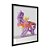 Quadro Decorativo Contemporâneo Roxo Vermelho Abstrato - Imagem 4
