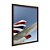 Quadro Decorativo Cauda De Avião Listra Vermelha E Azul - Imagem 6