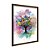 Quadro Decorativo Árvore Colorida Efeito Aquarela Fundo Branco - Imagem 6