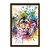 Quadro Decorativo Leão Colorido Efeito Tinta Splash - Imagem 5