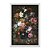 Quadro Decorativo Vaso de Flores Efeito Pintura Clássica - Imagem 1
