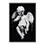 Quadro Decorativo Anjo Grego Sombrio - Imagem 3