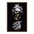 Quadro Decorativo Preto Caveira Grega Dourada - Imagem 5