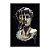 Quadro Decorativo Abstrato Estátua Grega Dourado - Imagem 3