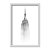 Quadro Decorativo Prédio Empire State Desvanecido - Imagem 1