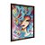 Quadro Decorativo Efeito Aquarela Colorido Mulher Rosa Abstrato - Imagem 6