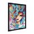 Quadro Decorativo Efeito Aquarela Colorido Mulher Rosa Abstrato - Imagem 4