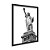 Quadro Decorativo Estátua Da Liberdade Preto E Branca - Imagem 4