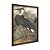 Quadro Decorativo Efeito Pintura Pássaro Preto - Imagem 6