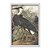 Quadro Decorativo Efeito Pintura Pássaro Preto - Imagem 1