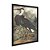 Quadro Decorativo Efeito Pintura Pássaro Preto - Imagem 4
