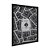 Quadro Decorativo Cartas De Baralho Preto E Branco - Imagem 4