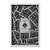 Quadro Decorativo Cartas De Baralho Preto E Branco - Imagem 1
