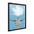 Quadro Decorativo Cristo Redentor Contraste Céu Azul - Imagem 4