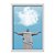 Quadro Decorativo Cristo Redentor Contraste Céu Azul - Imagem 1