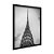 Quadro Decorativo Arquitetura Topo Empire State Preto E Branco - Imagem 4